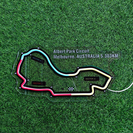 Albert Park Circuit Neon Sign