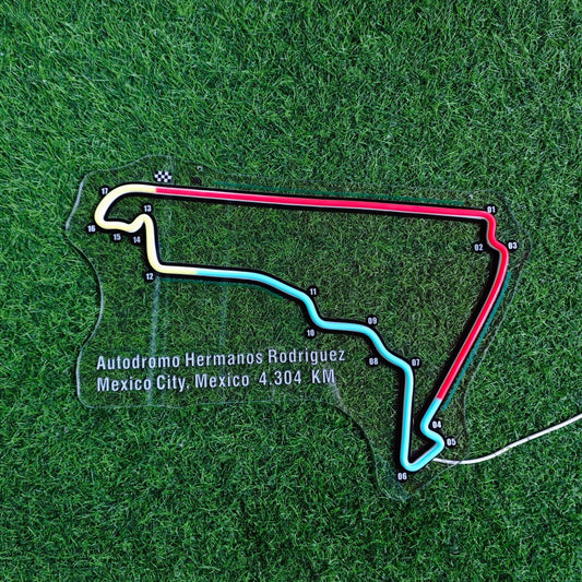 Autodromo Hermanos Rodriguez Neon Sign