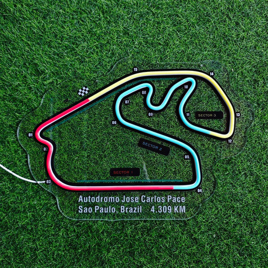Autodromo Jose Carlos Pace Neon Sign