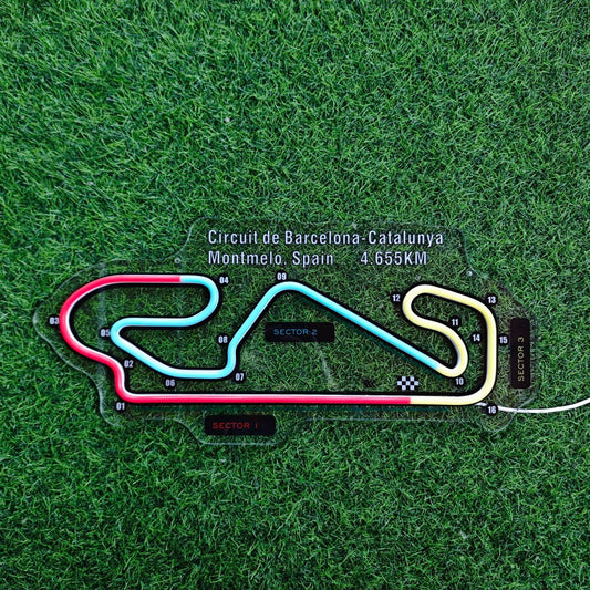 Circuit de Barcelona-Catalunya Neon Sign