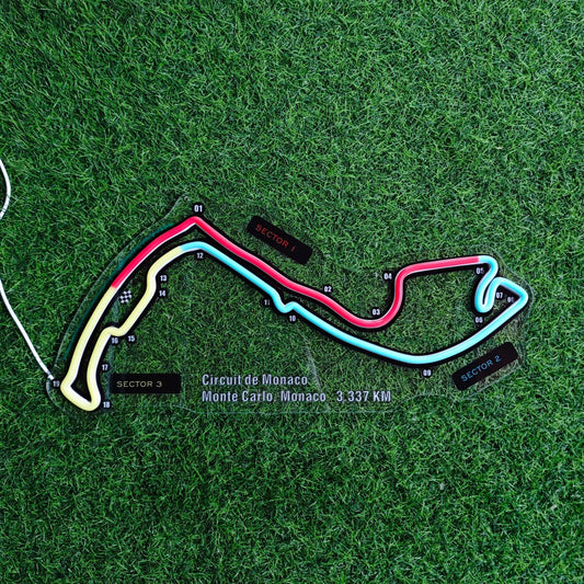 Circuit de Monaco Neon Sign