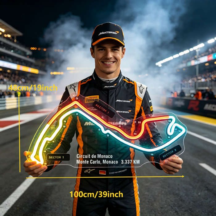 Circuit de Monaco Neon Sign