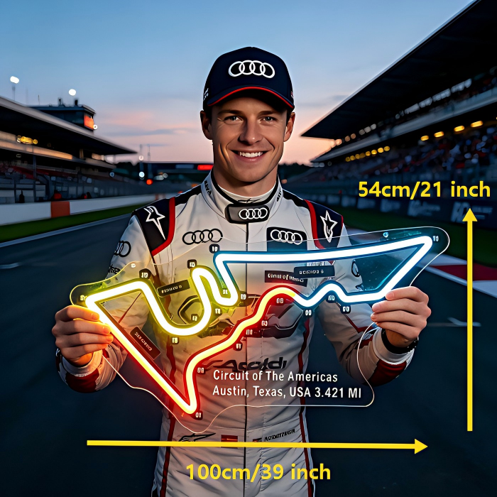 Circuit of The Americas Neon Sign