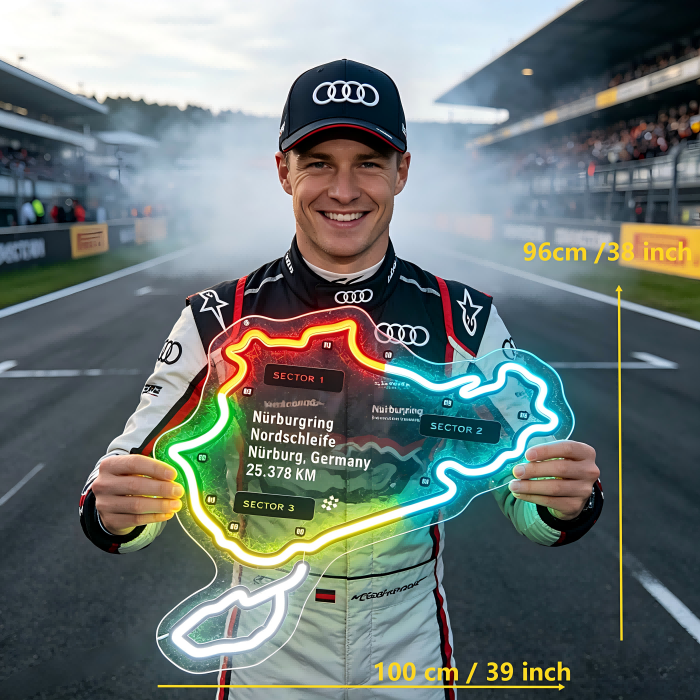 Nürburgring Nordschleife Neon Sign