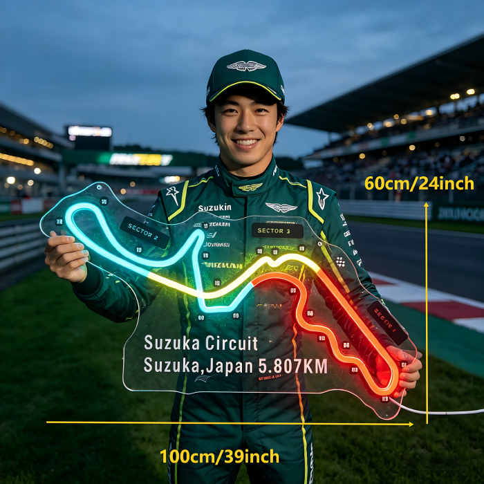 Suzuka Circuit Neon Sign