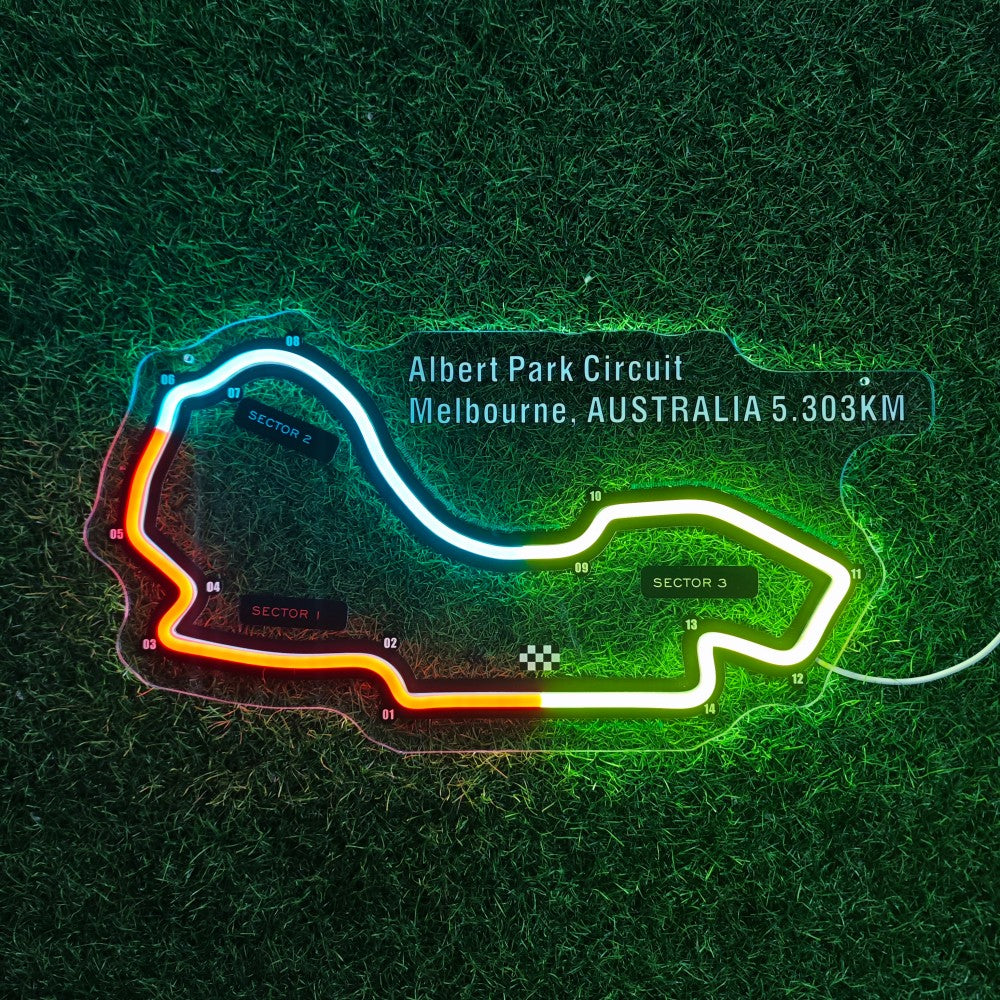 Albert Park Circuit Neon Sign