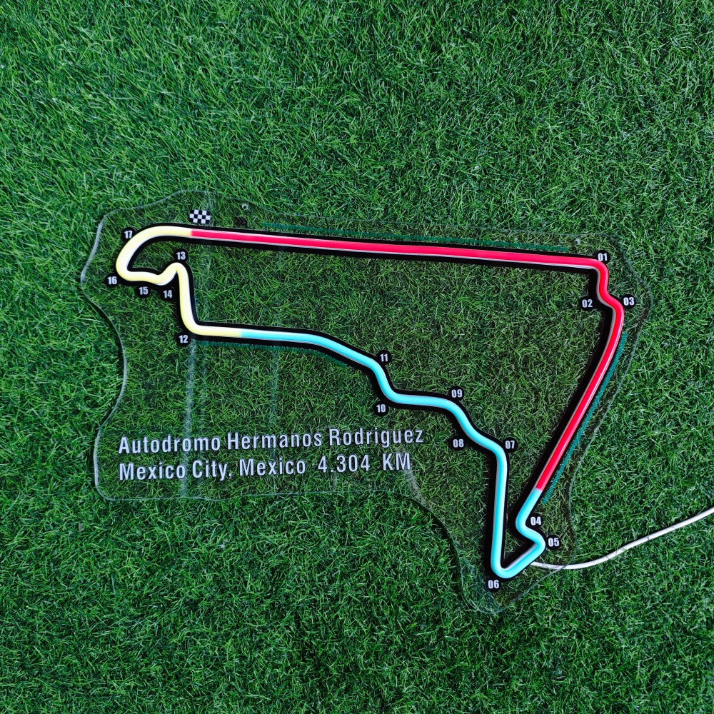 Autodromo Hermanos Rodriguez Neon Sign