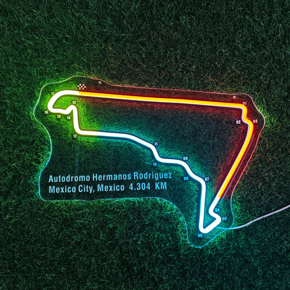 Autodromo Hermanos Rodriguez Neon Sign
