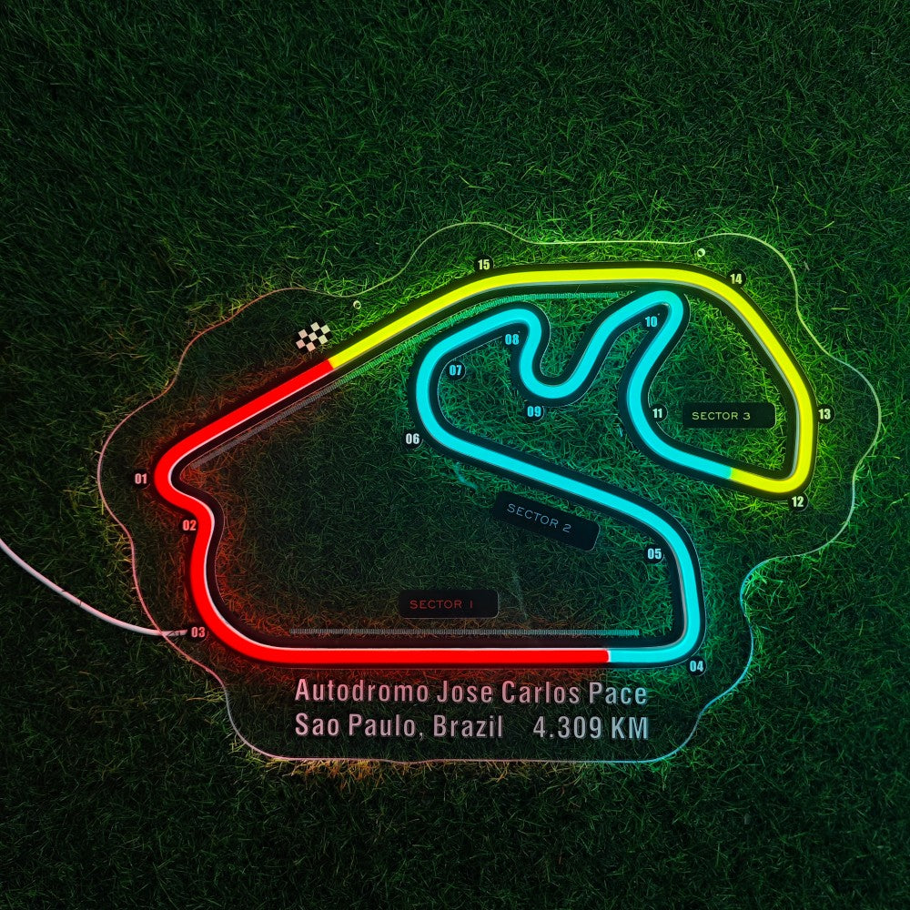 Autodromo Jose Carlos Pace Neon Sign