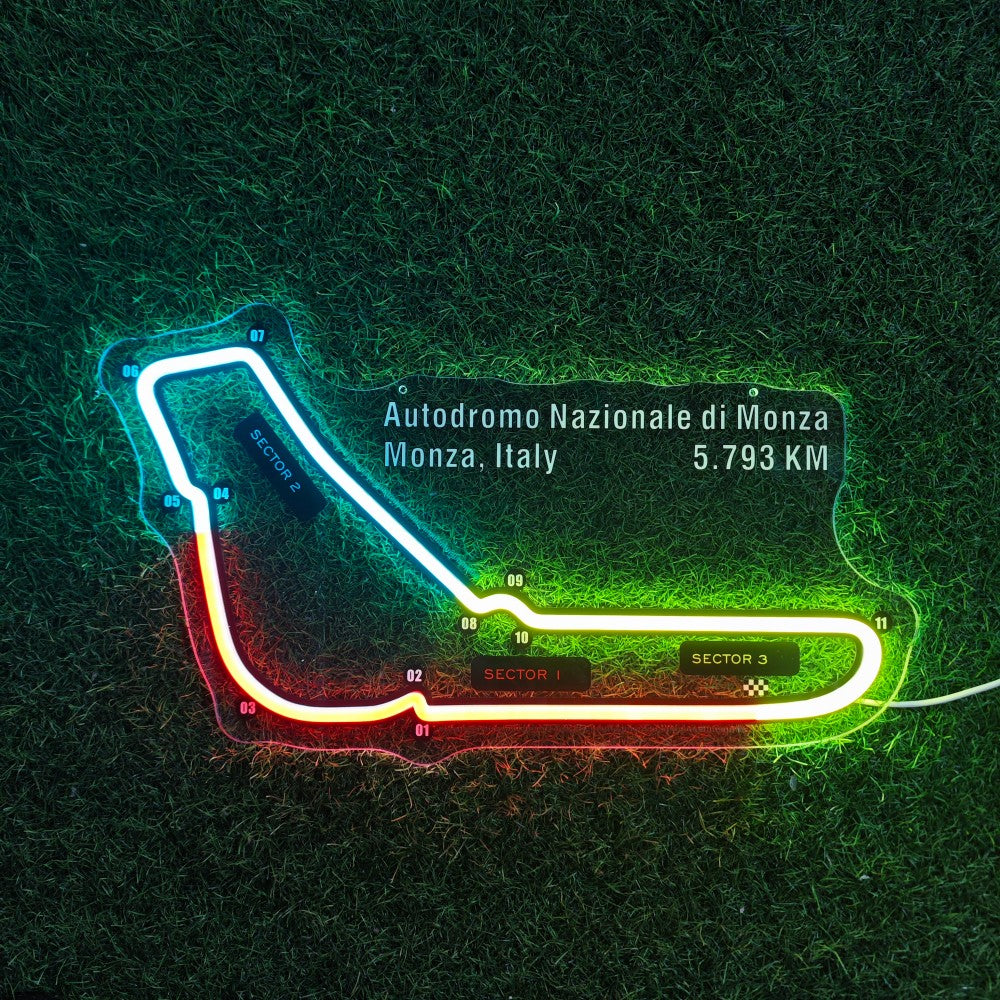 Autodromo Nazionale di Monza Neon Sign
