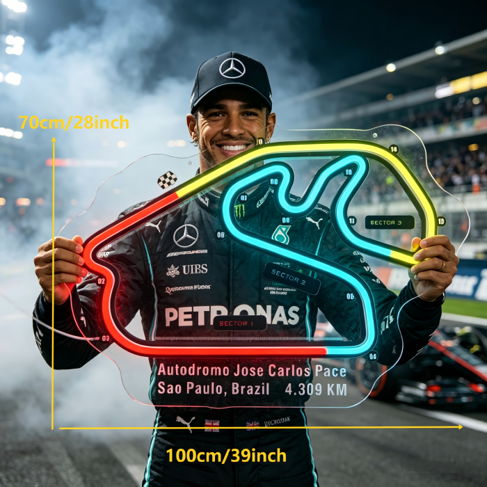 Autodromo Jose Carlos Pace Neon Sign