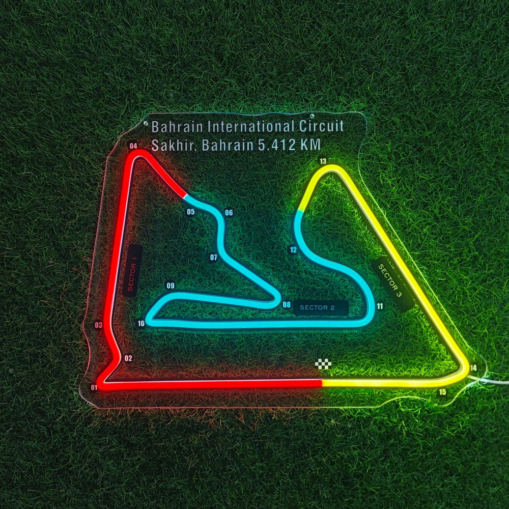 Bahrain International Circuit Neon Sign