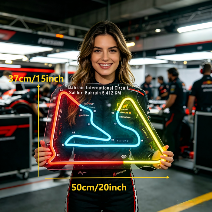 Bahrain International Circuit Neon Sign