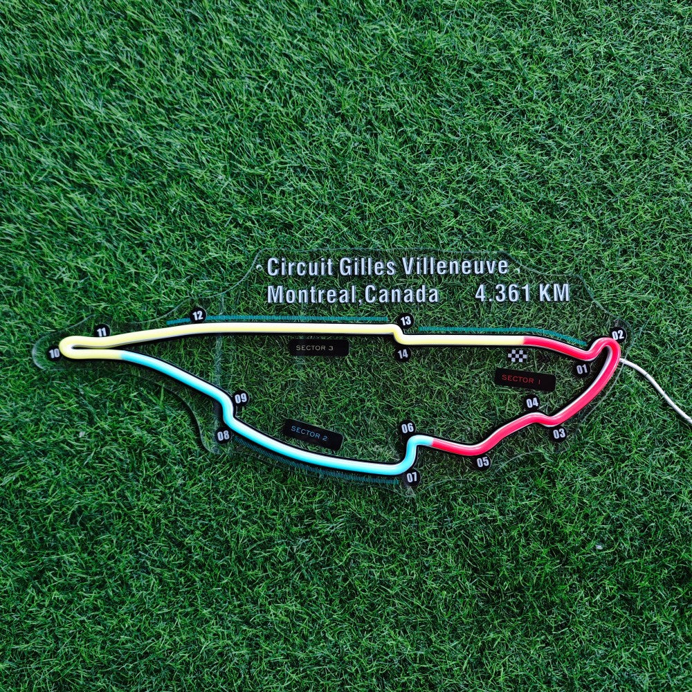 Circuit Gilles-Villeneuve Neon Sign
