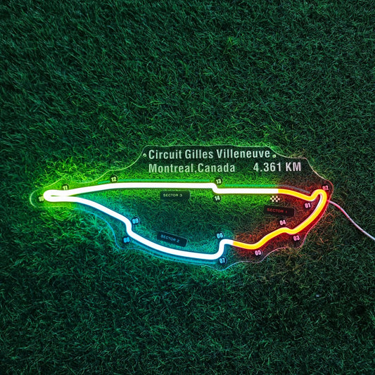 Circuit Gilles-Villeneuve Neon Sign