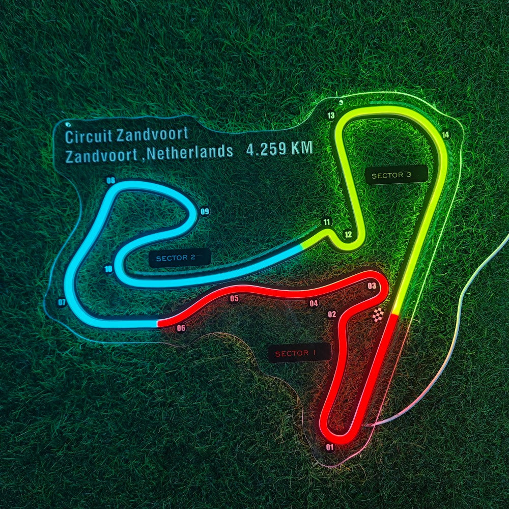 Circuit Zandvoort Neon Sign