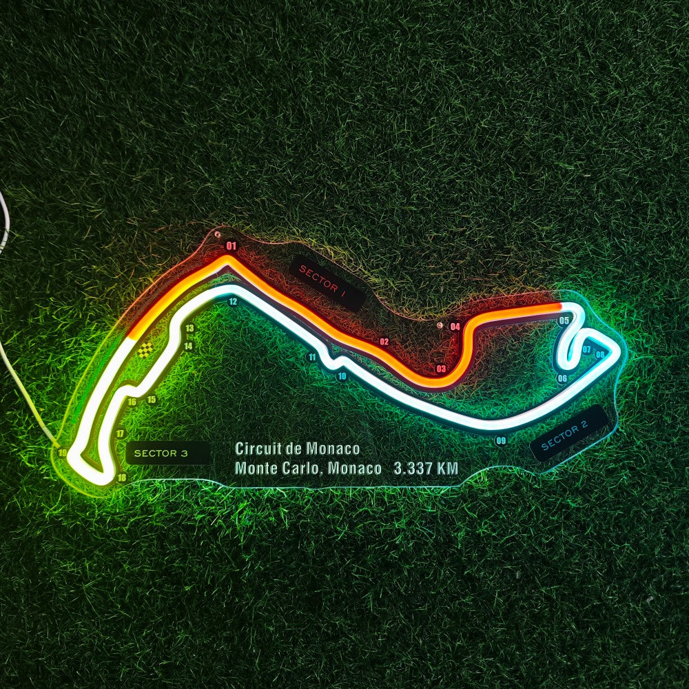 Circuit de Monaco Neon Sign