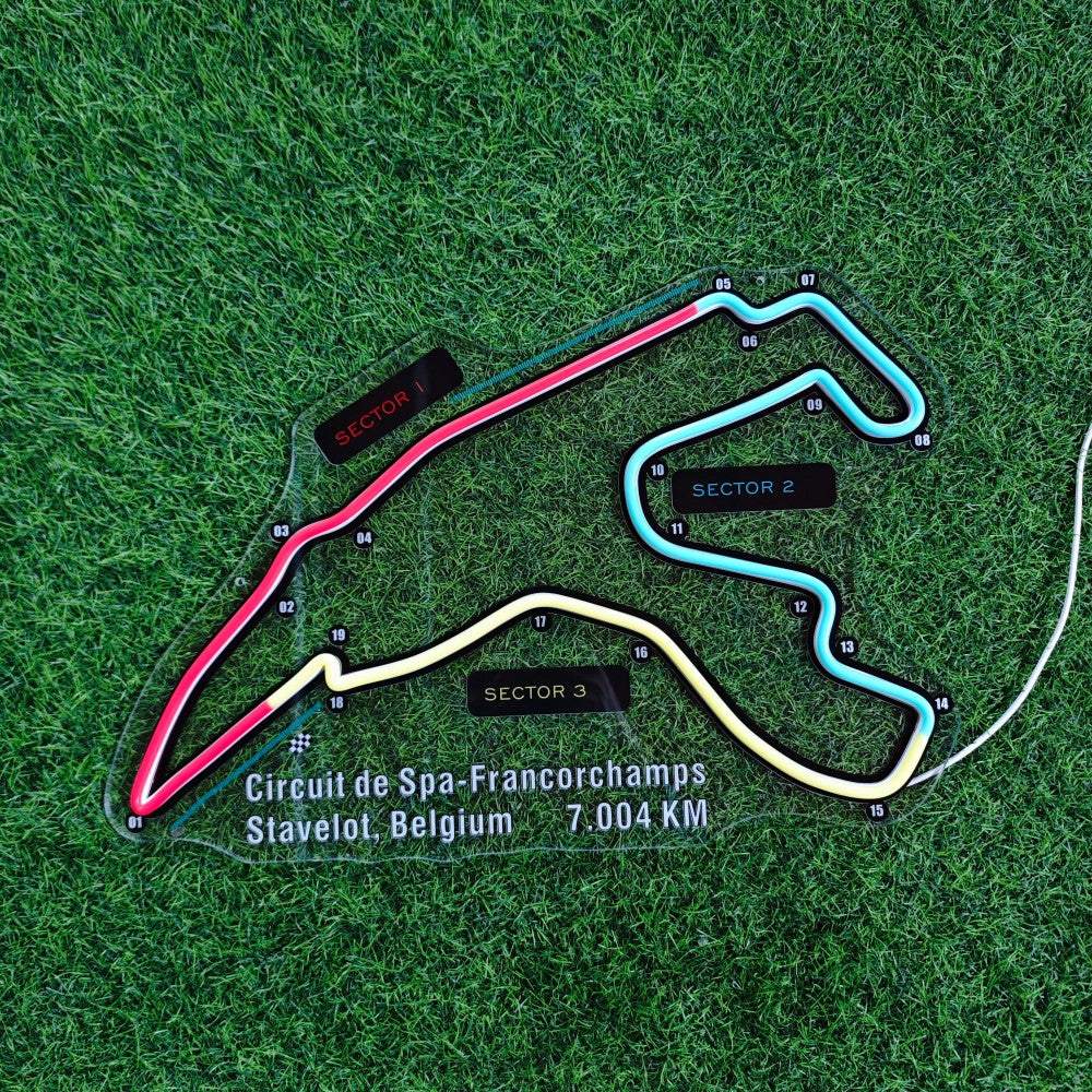 Circuit de Spa-Francorchamps Neon Sign
