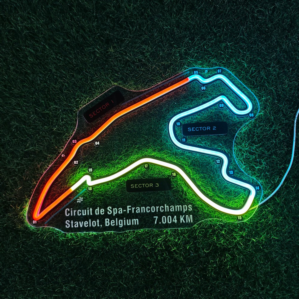 Circuit de Spa-Francorchamps Neon Sign