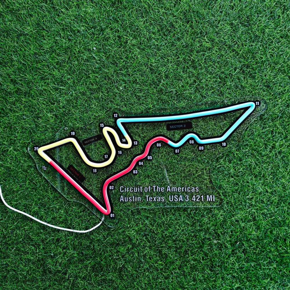 Circuit of The Americas Neon Sign