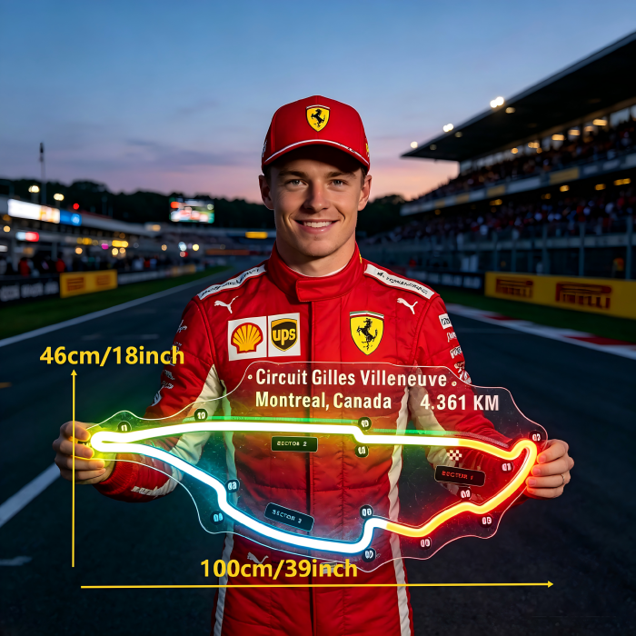 Circuit Gilles-Villeneuve Neon Sign