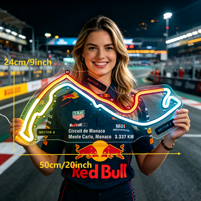 Circuit de Monaco Neon Sign