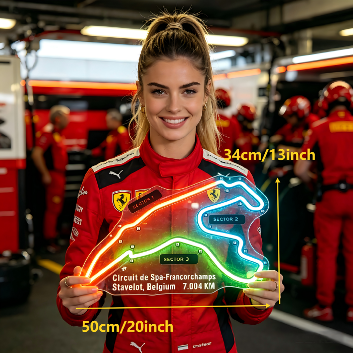 Circuit de Spa-Francorchamps Neon Sign