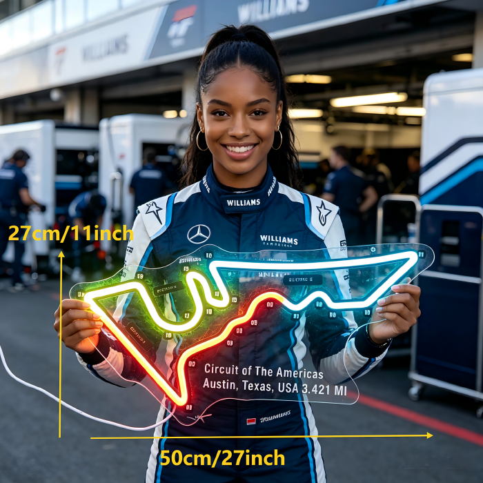 Circuit of The Americas Neon Sign