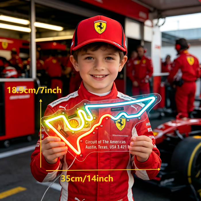 Circuit of The Americas Neon Sign