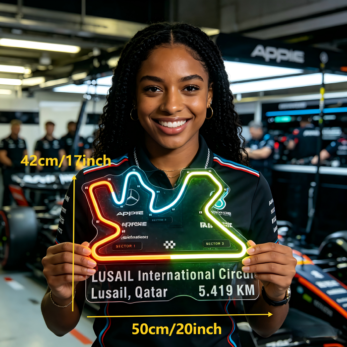 Lusail International Circuit Neon Sign