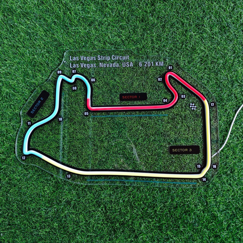 Las Vegas Strip Circuit Neon Sign