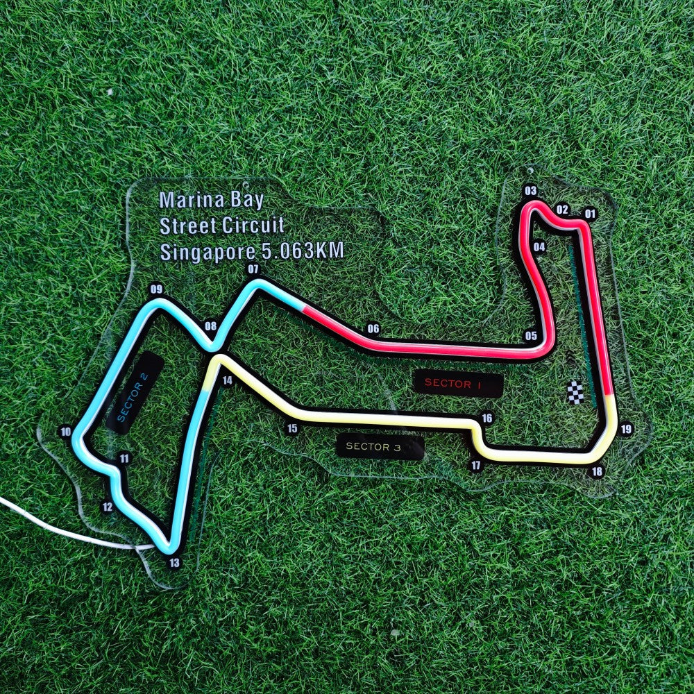 Marina Bay Street Circuit Neon Sign