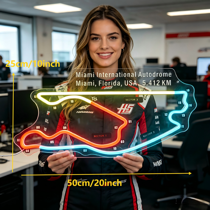 Miami International Autodrome Neon Sign