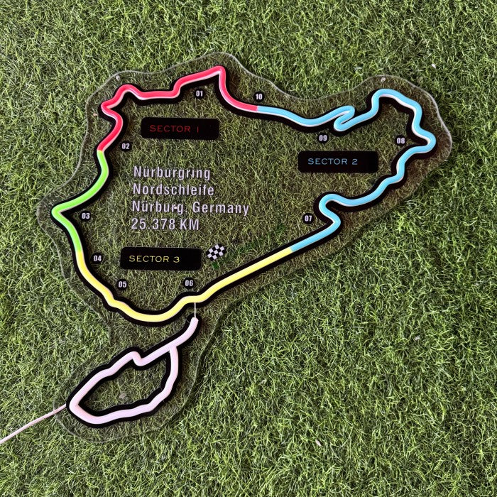 Nürburgring Nordschleife Neon Sign