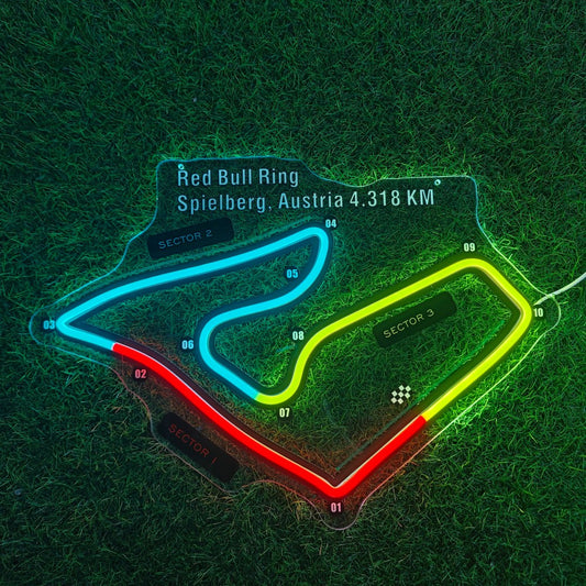 Red Bull Ring Neon Sign