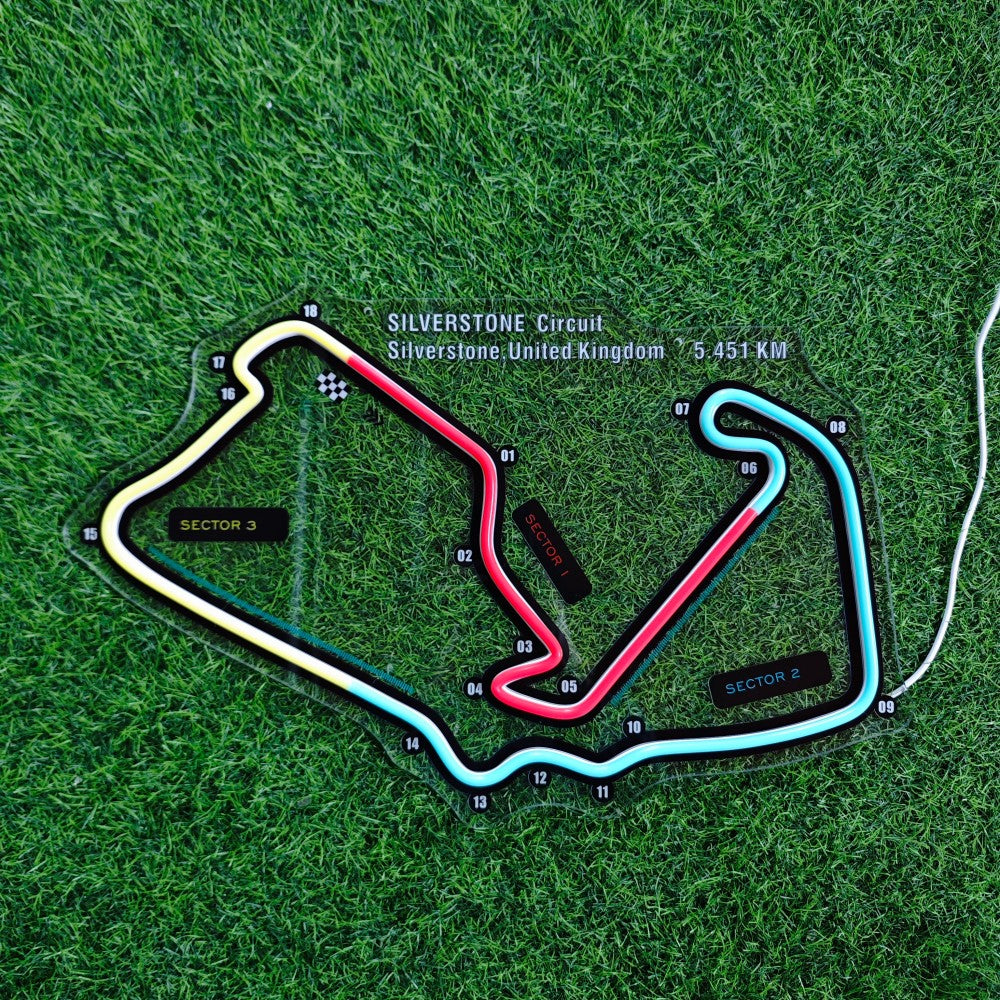 Silverstone Circuit Neon Sign