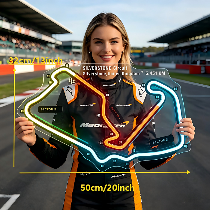 Silverstone Circuit Neon Sign