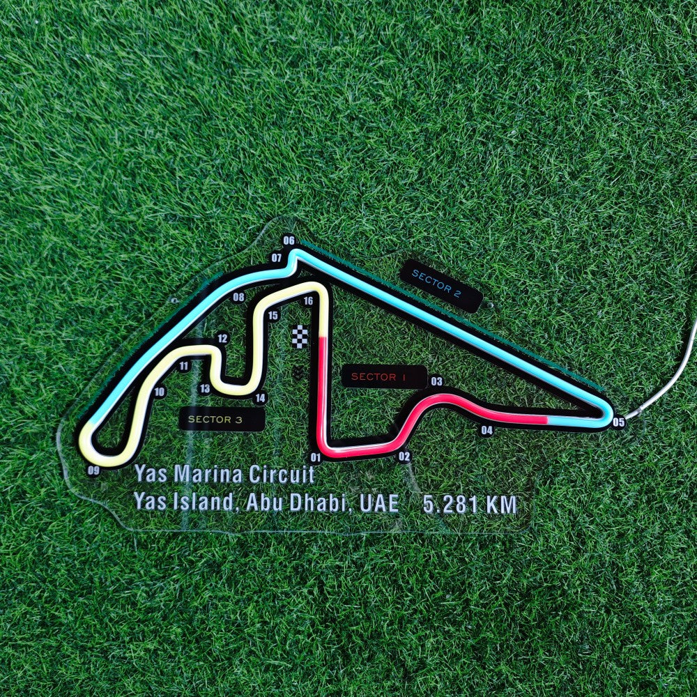 Yas Marina Circuit Neon Sign
