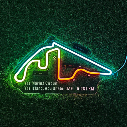 Yas Marina Circuit Neon Sign