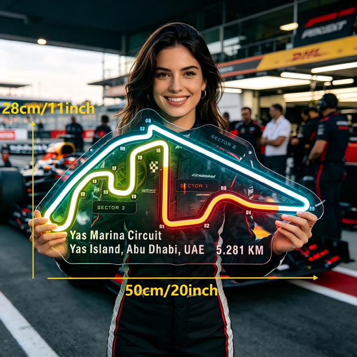 Yas Marina Circuit Neon Sign