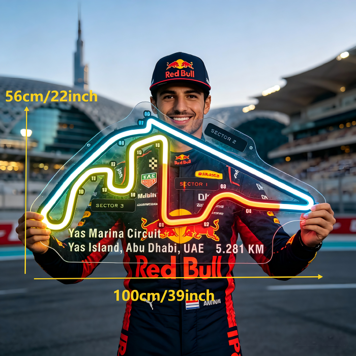 Yas Marina Circuit Neon Sign
